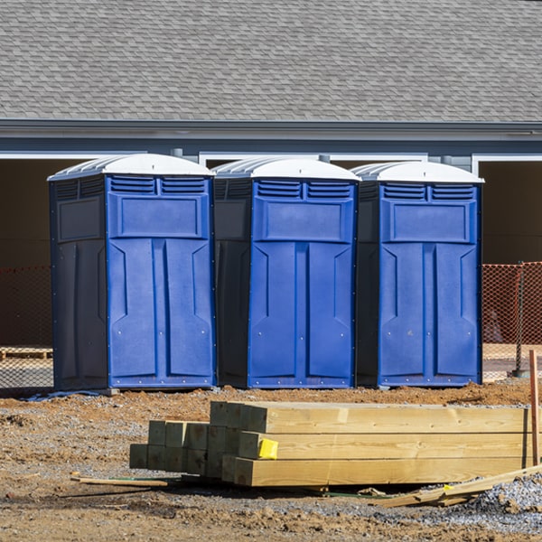 how can i report damages or issues with the portable toilets during my rental period in Chaplin Connecticut